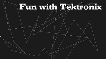 Fun with Tektronix terminals