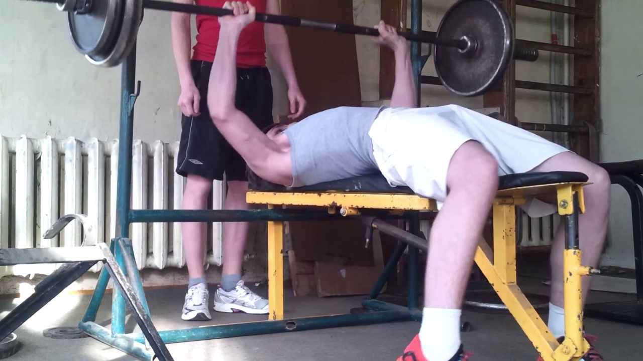 Bench Press 75 Kg 165 Lbs Youtube