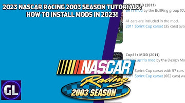 NR2003 Tutorial: How to Install Mods (2023 Edition) // NASCAR Racing 2003 Season // GreatLakes_YT
