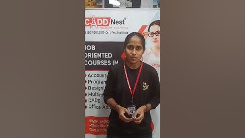 CADD Nest Rajajinagar students testimonials