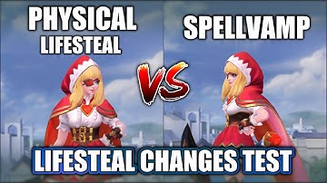 RUBY LIFESTEAL VS SPELL VAMP IN NEW UPDATE