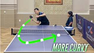 How to make the Tomahawk Serve more curved | for Indian talent 🇮🇳