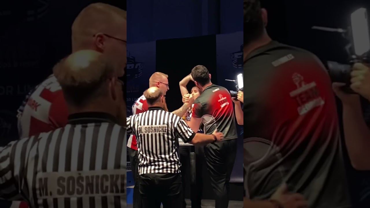 Tobias Pedersen 🇩🇰 Road to European Armwrestling Champion 95 kg Left hand