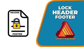 How to lock header and footer in affinity publisher
