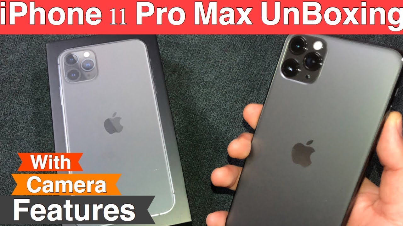 iPhone 11 Pro Max Space Grey Unboxing & Setup YouTube