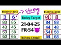 21-04-25 Teer Target 🎯 | Today Special Target Release Shillong Teer Target | (Ending+Jodi) Teer B2 😈