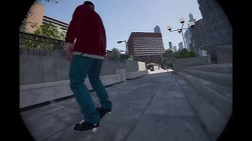Realistic session edit - skate - fisheye - copyright free.