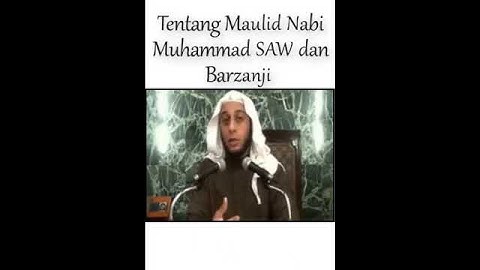 SYEKH ALI JABER :MAULID NABI MUHAMMAD SAW DAN BARZANJI