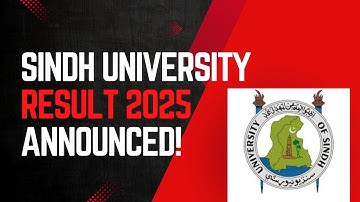 Sindh University Jamshoro Entry Test Result 2025 | Check Online | Full Admission Process Explained