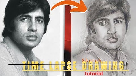 "AMITABH BACHCHAN TIMELAPSE FULL TUTORIAL || STEP BY STEP TUTORIAL