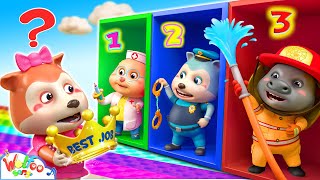 What You Wanna Be? Five Little Rescue Job Song - Baby Song And Nursery Rhymes | Wolfoo Kids Songs by Wolfoo Kids Songs 109,896 views 3 days ago 18 minutes