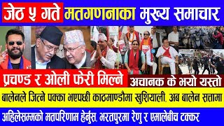 प्रचण्ड र ओलि फेरि मिल्ने,आज कहाँ केके भयो बालेन शाह जितको खुशी,काठमाडौमा राप्रवाको राज,nepali news