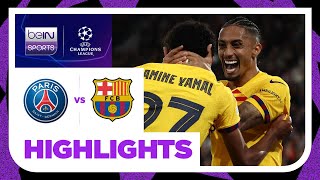 PSG 2-3 Barcelona | Champions League 23/24 Match Highlights