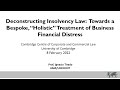 Deconstructing Insolvency Law: Towards a Bespoke Treatment of Business Financial Distress