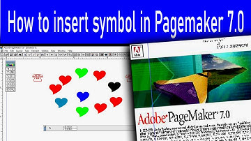 how to insert symbol in pagemaker 7.0