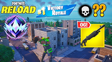 Fortnite Reload | High Kill UNREAL Ranked Win Full Gameplay (Keyboard & Mouse)