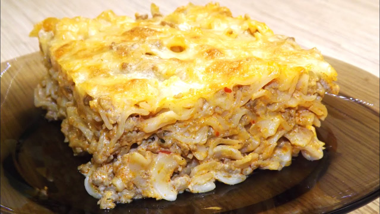 Darált húsos rakott tészta