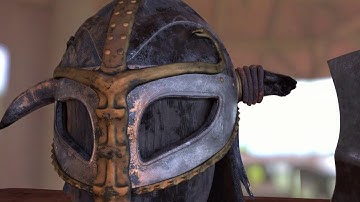 Viking helmet - 3D project