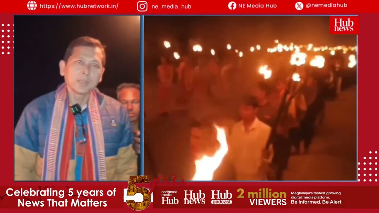 ASSAM | Rabha Groups Demand Constitutional Status for RHAC in Massive Torchlight Protest