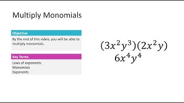 4.02 Multiply Monomials