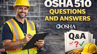Ultimate OSHA 510 Study Guide: Practice Test, Questions & Answers 2026! 🏗️ Guide