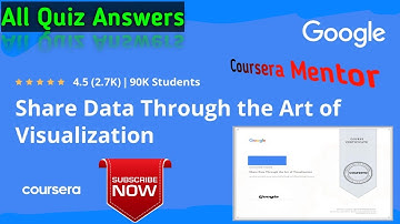 Google Data Analytics  | Pro.Certificate  | Share Data Through the Art of Visualization Answers  💯 💯