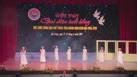 các tiết mục văn nghệ tại hội thi giai điệu tuổi hồng tỉnh Quảng Ninh