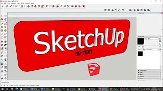 🔥Create Stunning 3D Text in SketchUp with Just a Few Clicks 🖱️– Try It Now! 🔥Create Stunning 3D Text in SketchUp with Just a Few Clicks 🖱️– Try It Now!