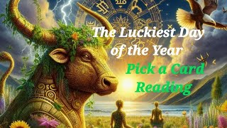 ♉️☀️💫 Pick a Card Reading for The Luckiest Day of the Year 💫☀️♉️ 18th May 2024 #astrology #tarot