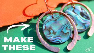 You Won’t Believe How Easy It Is to Make These Copper Hoops!