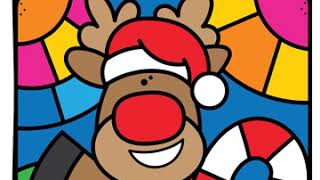 Christmas Multiplication Color By Number