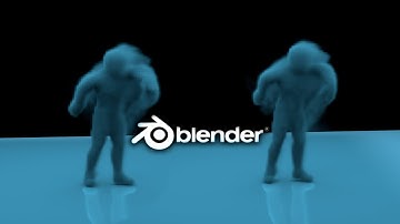 Human Shape Smoke Simulation | Rendered in Cycles | Blender 2.83