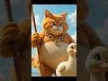 Ai animation cat and duck 🐈#cat #pets #animals #shorts #dance #ias