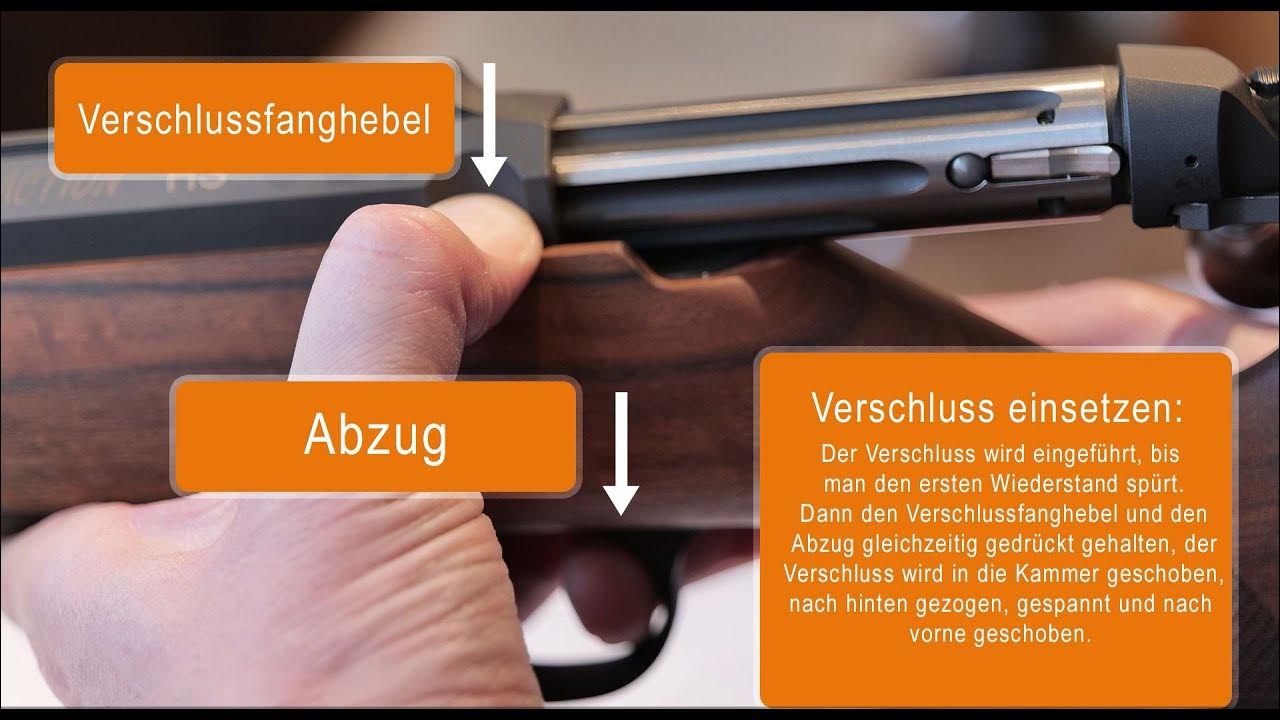 Steel Action Büchse Tutorial Verschluss einsetzen & entnehmen YouTube