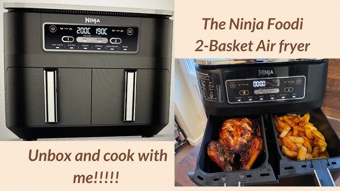 Ninja Foodi DualZone Air Fryer Unboxing First Look 2 Basket Drawer Dual  Zone - Walmart 2020 Review 