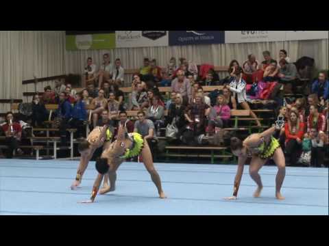 Oakville Gymnastics Club JUN DYN D’SOUZA Alex OSWALD Erin PENNER Charlotte FIAC 2016