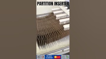 Automatic Partition Inserter Machine | Carton Box Partition Machine | Natraj Corrugation Machine