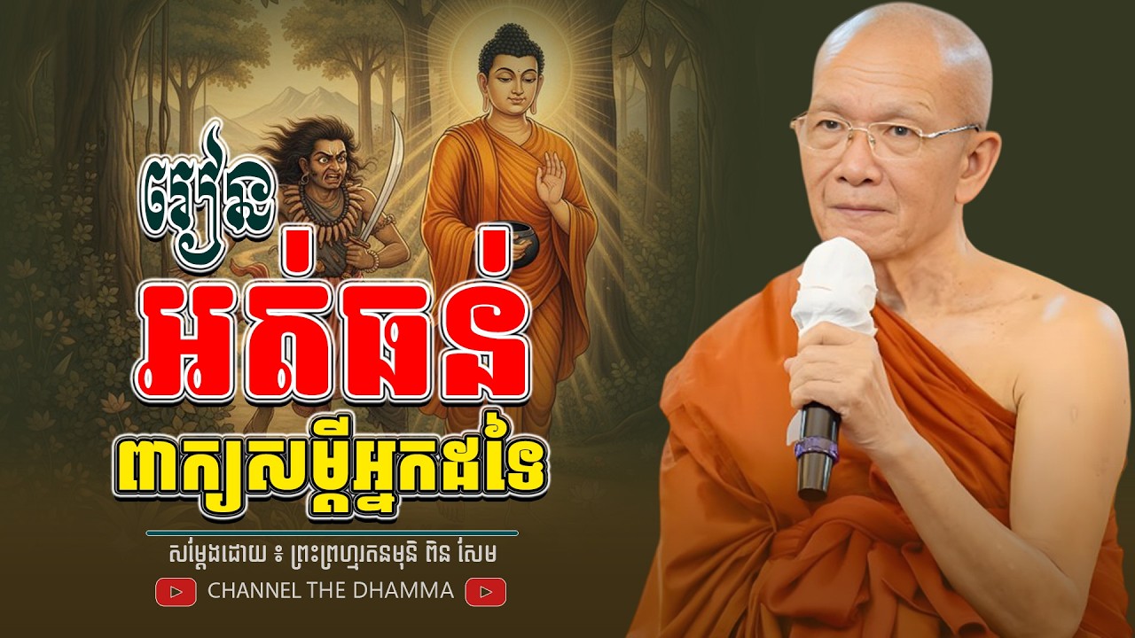 រៀនអត់ធន់ និងពាក្យសម្តីអ្នកដទៃ ។ ធម្មទានដោយ​ ៖ សម្ដេចព្រះព្រហ្មរតនមុនិ ពិន សែម - THE Dhamma
