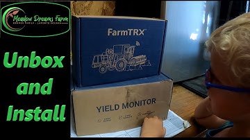 Farm TRX Yield Monitor / Moisture Sensor Unbox and Install on  a Case 2366