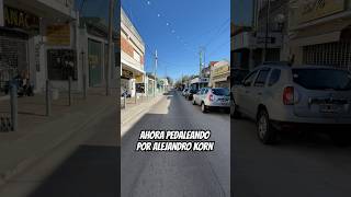 PEDALEANDO al 100% en ALEJANDRO KORN 👍🏻 #bicicleta #bike #cicloturismo #aventura #shorts #vlog