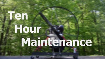 Miniplane TOP80 Ten Hour Maintenance