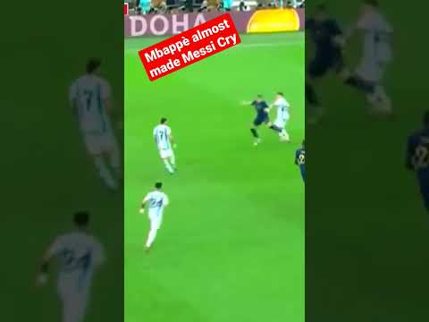 Kylian Mbappè Almost Made Messi Cry. #shorts #viral #trending #worldcup #argentina #france #short
