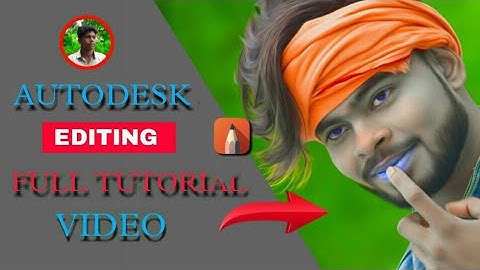 #youtube #youtubeshorts Autodesk sketchbook photo editing