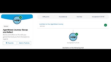 Agentblazer Journey: Recap and Reflect | Salesforce
