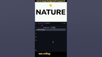 Text to image background transparent | Html Css | #coding #design #programming #html #css #htmlcss
