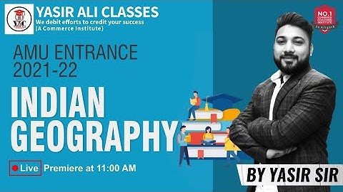 Indian Geography  | Top 20 Questions | XI | BA  LAW | B.COM | M.COM | MBA |  | Yasir Ali Classes