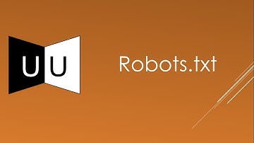 Role of robots.txt in SEO | Best Video Tutorial Ever