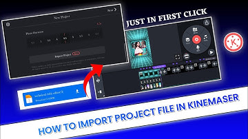 how to import kine. file in kinemaster | kinemaser me project kaise import kare 2022
