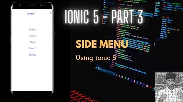 Sidemenu | Ionic Series |  Developers Tutorial |
