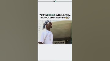 When 50 Cent ran from police during the interview 😱💀